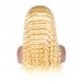 Stema 613 Blonde Deep Wave 13x4 Transparent Lace Front Wig